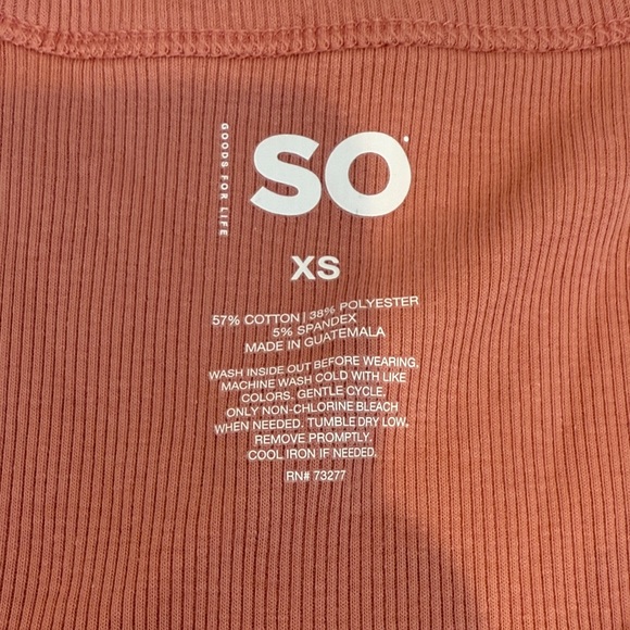 SO Ribbed Henley Tank Top - Picture 3 of 5